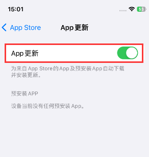 北京苹果15维修中心如何让iPhone15APP自动更新