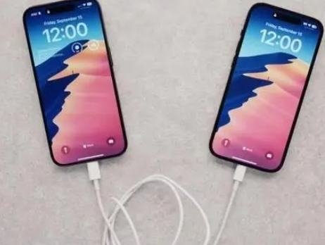 北京苹果15维修店分享iPhone15可以给安卓充电吗 
